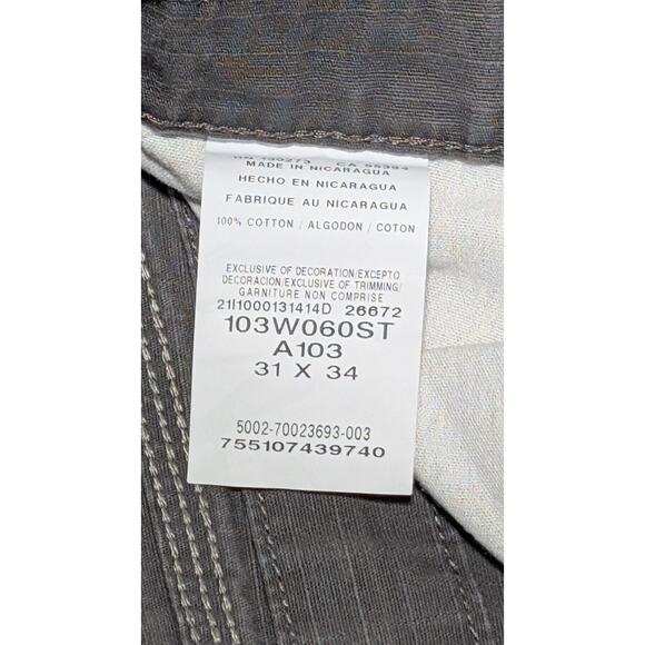 Wrangler RIGGS Workwear Ranger Pants 103W060ST Slate 31x34 Ripstop Cargo Utility - Picture 9 of 11